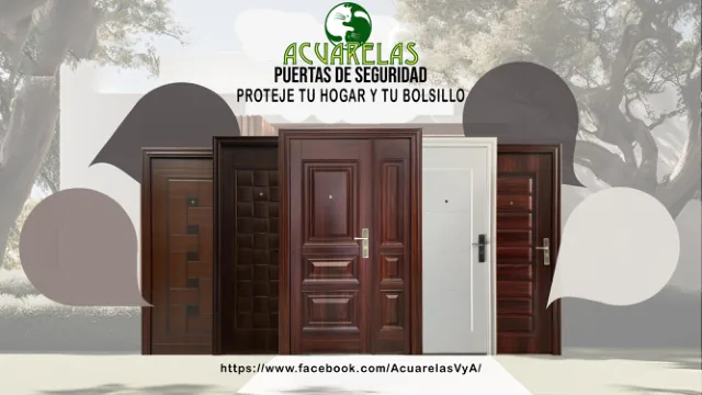 Portada del catálogo de puertas de seguridad
