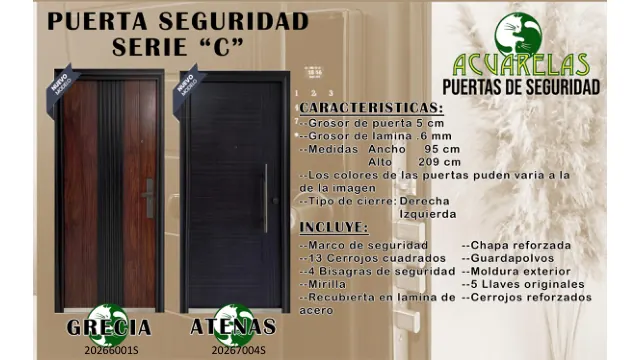 Referencia de puertas: Más modelos