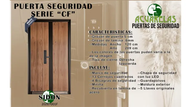 Referencia de puertas: Opciones de diseño