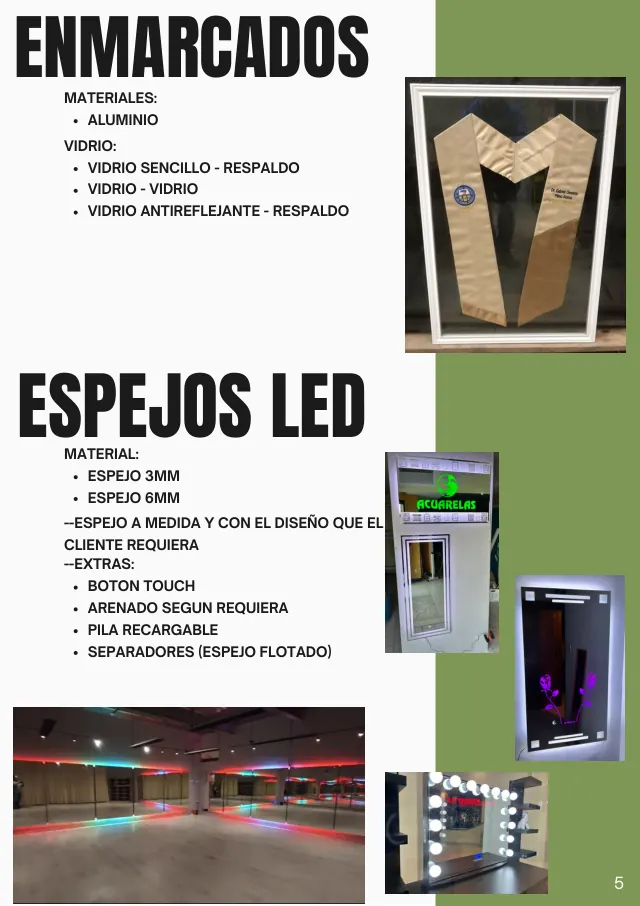 Página 7 del catálogo: Enmarcados y espejos LED
